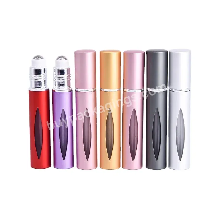 Wholesale 10ml Aluminum Perfume Roll On Bottle Essential Oil Bottle