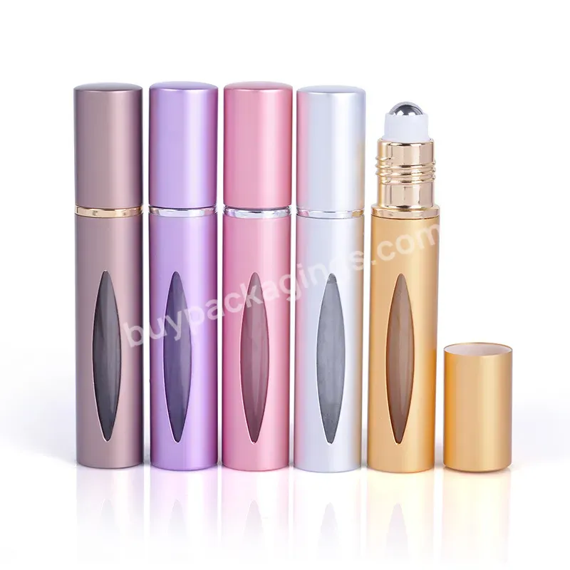 Wholesale 10ml Aluminum Perfume Roll On Bottle Essential Oil Bottle