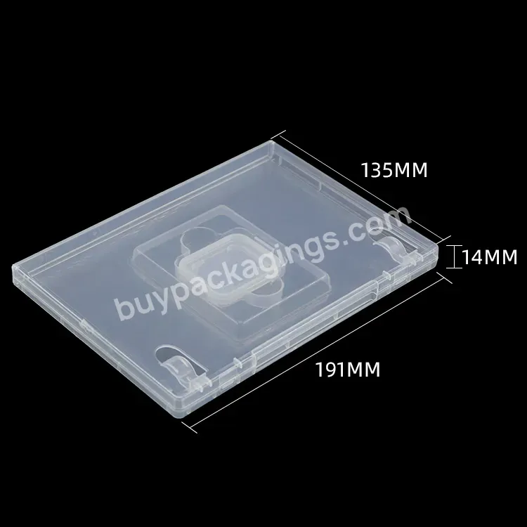 Wholesale 14mm With 7.5mm Plastic Transparent Clear Customized Pp Sd Memory Card Case Holder Storage Box Packaging