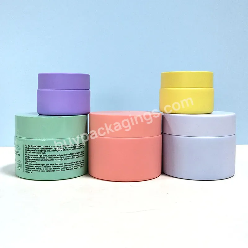 Wholesale 15g 30g 50g 100g Beauty Cream Jars Cosmetic Body Lotion Packaging Cream Custom Empty Jar With Lid - Buy Empty Jar With Lid,Skincare Body Cosmetic Lotion Glass Packaging Container Body Butter Frosted Cream Jars With Lid,Black Blue Green Ambe