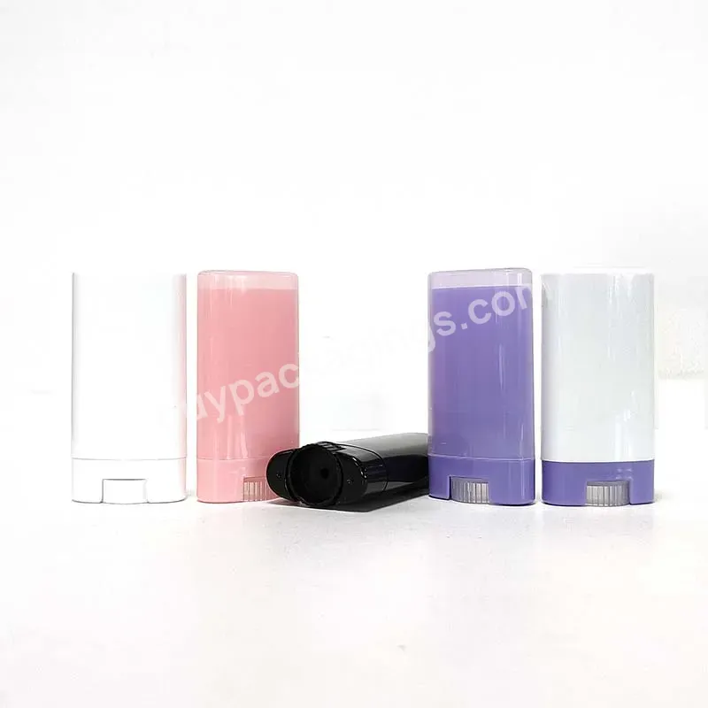 Wholesale 15g 50g 75g Empty Plastic Stick Deodorant Bottle Container For Sale And Pp Small Gel White Tube Packaging Filling