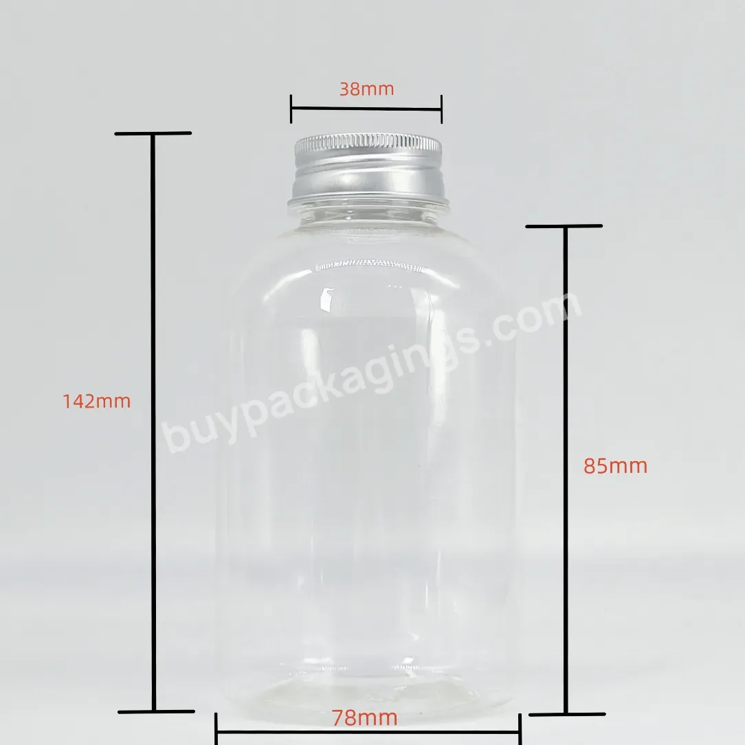 Wholesale 16 Oz Empty Bpa Free Pet Plastic Beverage Juice Smoothie Water Bottles With Cap