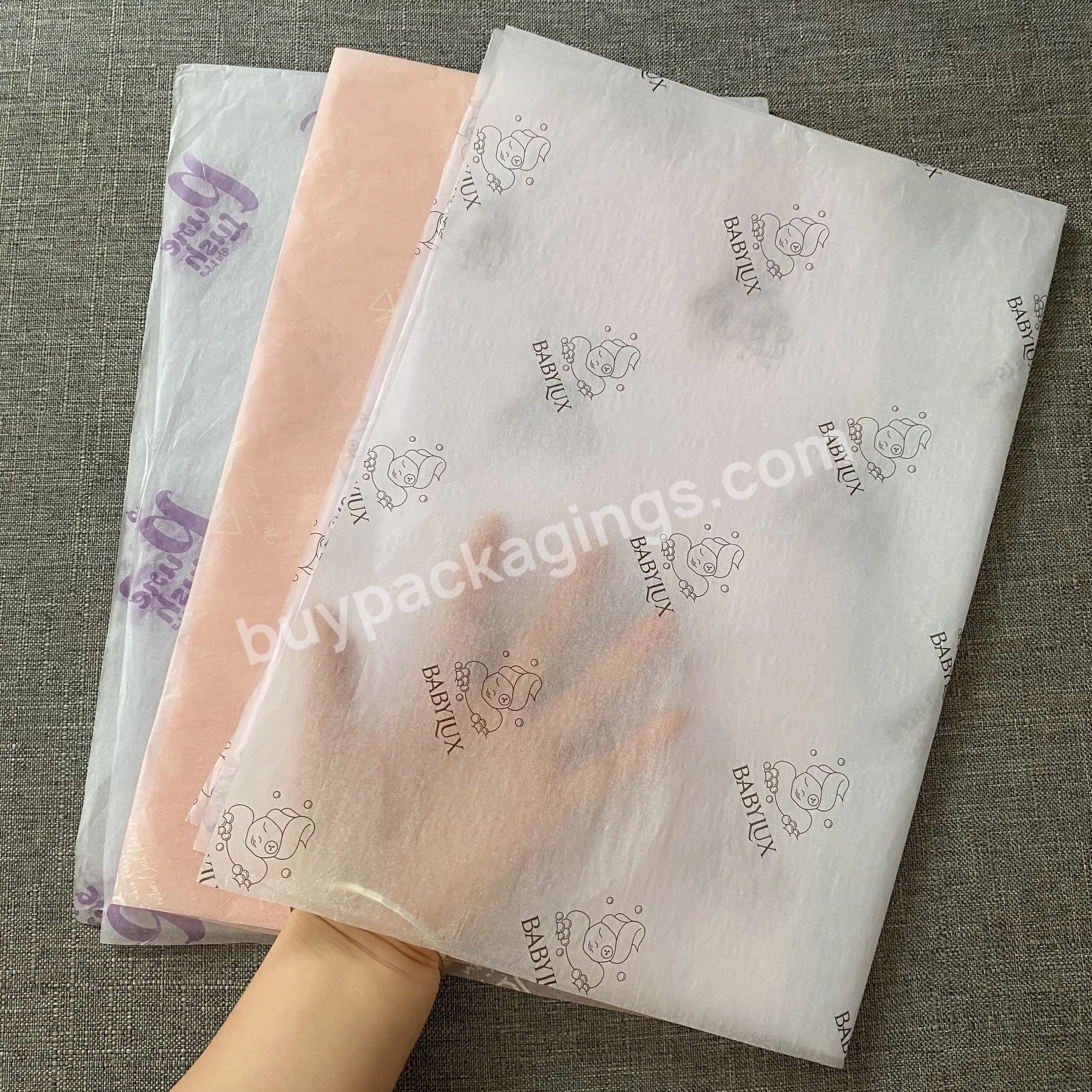 Wholesale 17g Custom Logo Printed Gift Wrapping Paper Gift Wrapping Paper With Company Logo Wrapping Paper