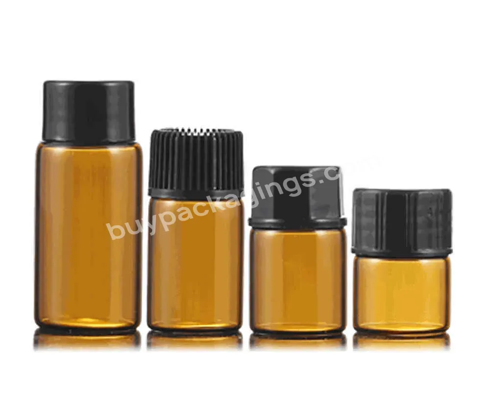 Wholesale 1ml 2ml 3ml 5ml Amber Transparent Pink Perfume Sample Bottles Essential Oil Bottle With Screw Lid - Buy 1ml Amber Bottle,Perfume Sample Bottles,5ml Essential Oil Bottle.