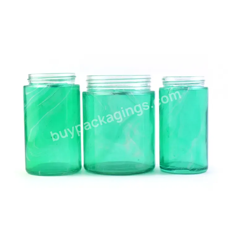 Wholesale 1oz To 18oz Flower Storage 6oz 8oz Wide Mouth Container Custom Color Packaging Frosted Matt Glass Oil Bottle Supplier