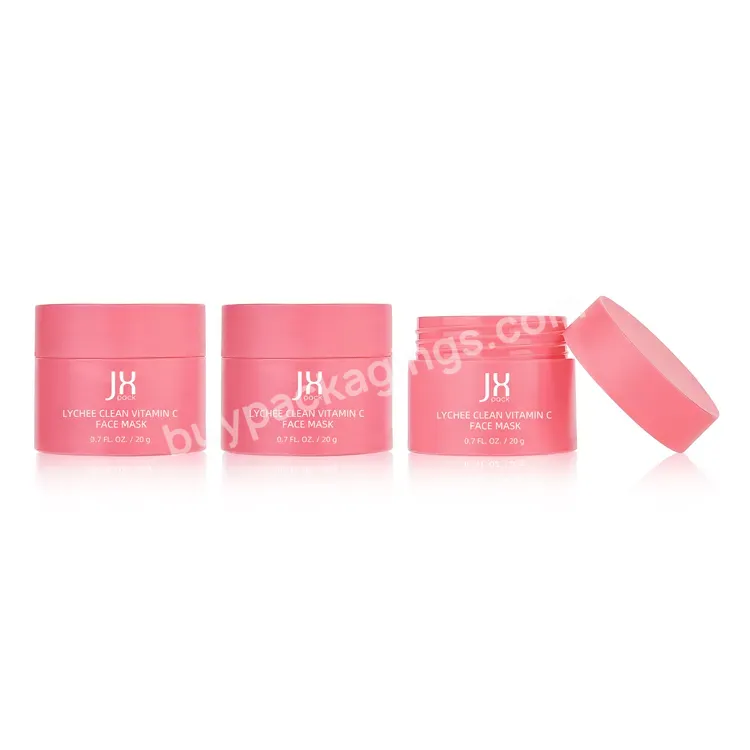 Wholesale 20g Empty Pp Plastic Packaging Face Cream Jars Recycled Wide Mouth Cosmetic Cream Jar Containers