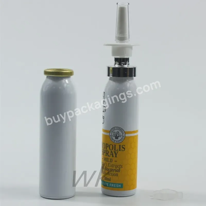 Wholesale 20ml 30ml Custom Empty Aluminum Cans Nasal Spray Bottles Physiological Saline Cleaner Sprayer Packaging