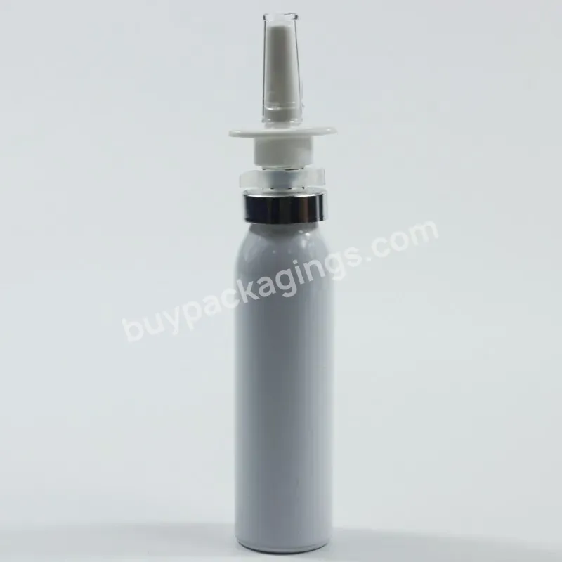 Wholesale 20ml 30ml Custom Empty Aluminum Cans Nasal Spray Bottles Physiological Saline Cleaner Sprayer Packaging