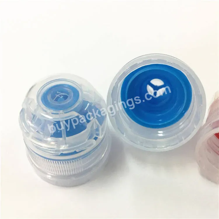 Wholesale 28mm Plastic Tamper Evident Sports Water Cap With Silicone Valve Manufacturer