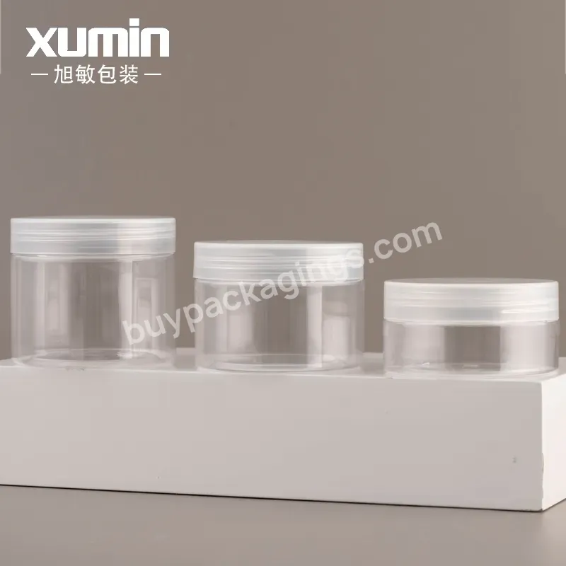 Wholesale 2oz 30g 50g Mini Plastic Cosmetic Cream Jar 100ml 120ml 150ml 200ml 8 Oz 16 Oz Plastic Jars With Lids