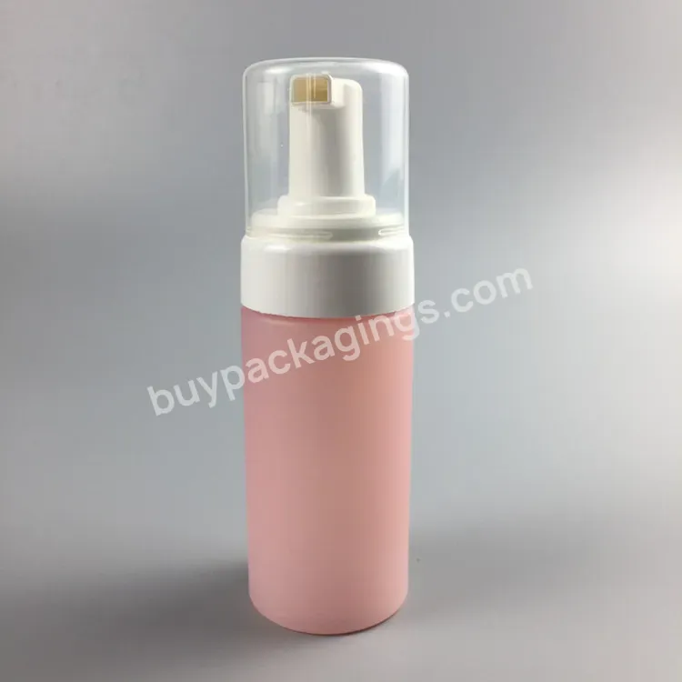 Wholesale 30ml 50ml 60ml 100ml 150ml 200ml Pet Pink Color Soap Foam Pump Bottles With Foamer Pump And Cap