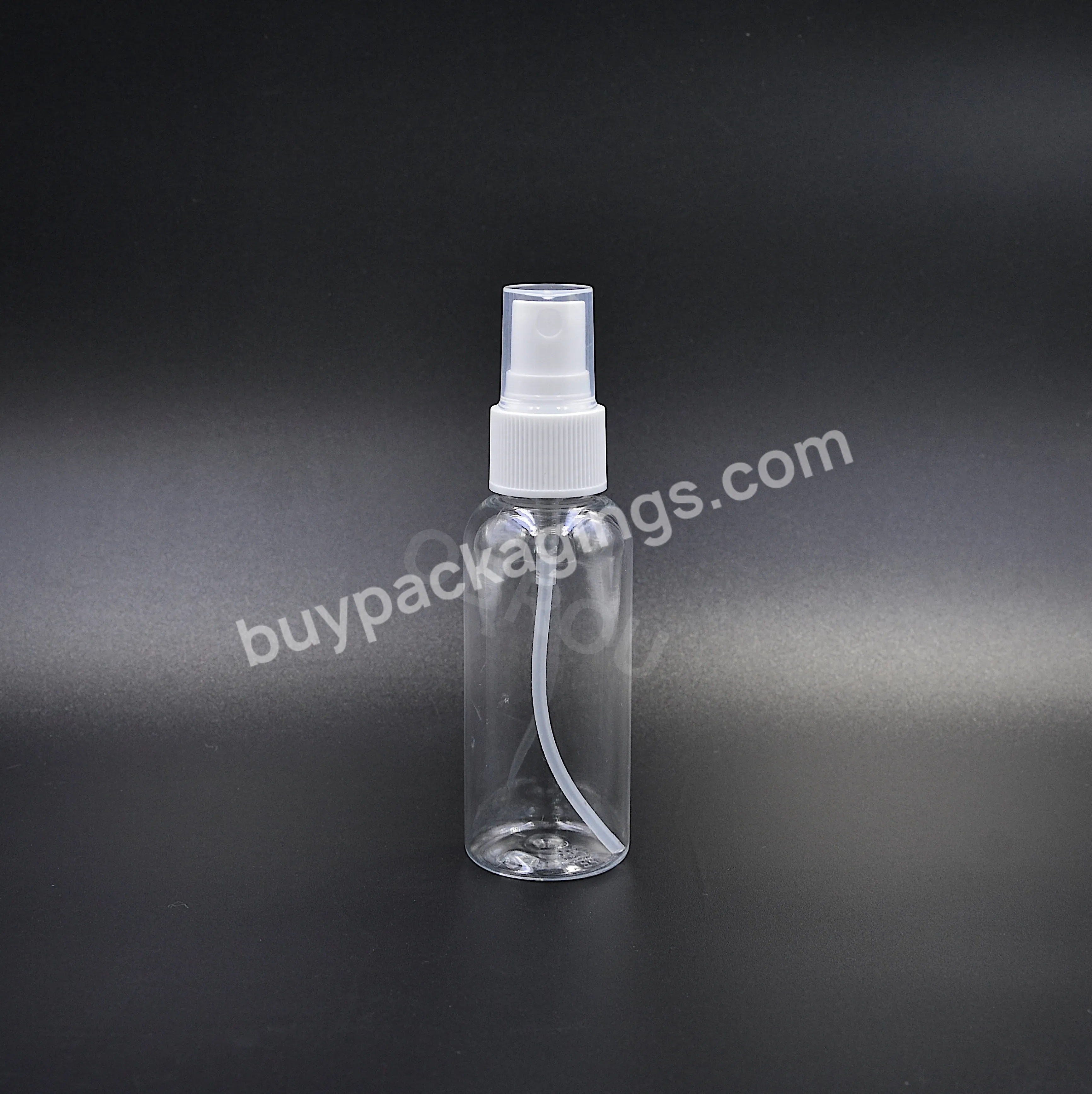 Wholesale 30ml 50ml 60ml 80ml 100ml 120ml Transparent Pet Spray Plastic Bottle For Disinfection