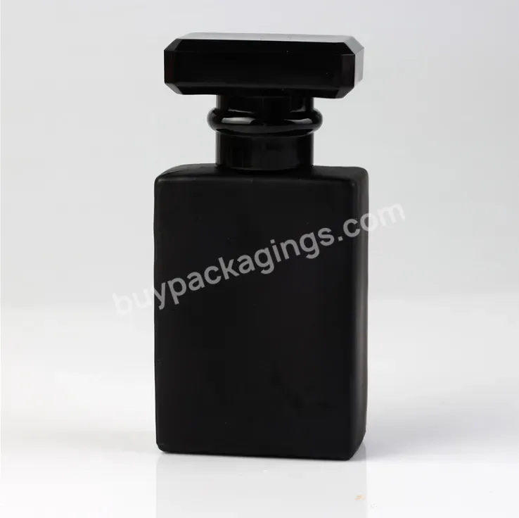 Wholesale 30ml 50ml Empty Square Glass Perfume Spray Bottle Mist Spray Top