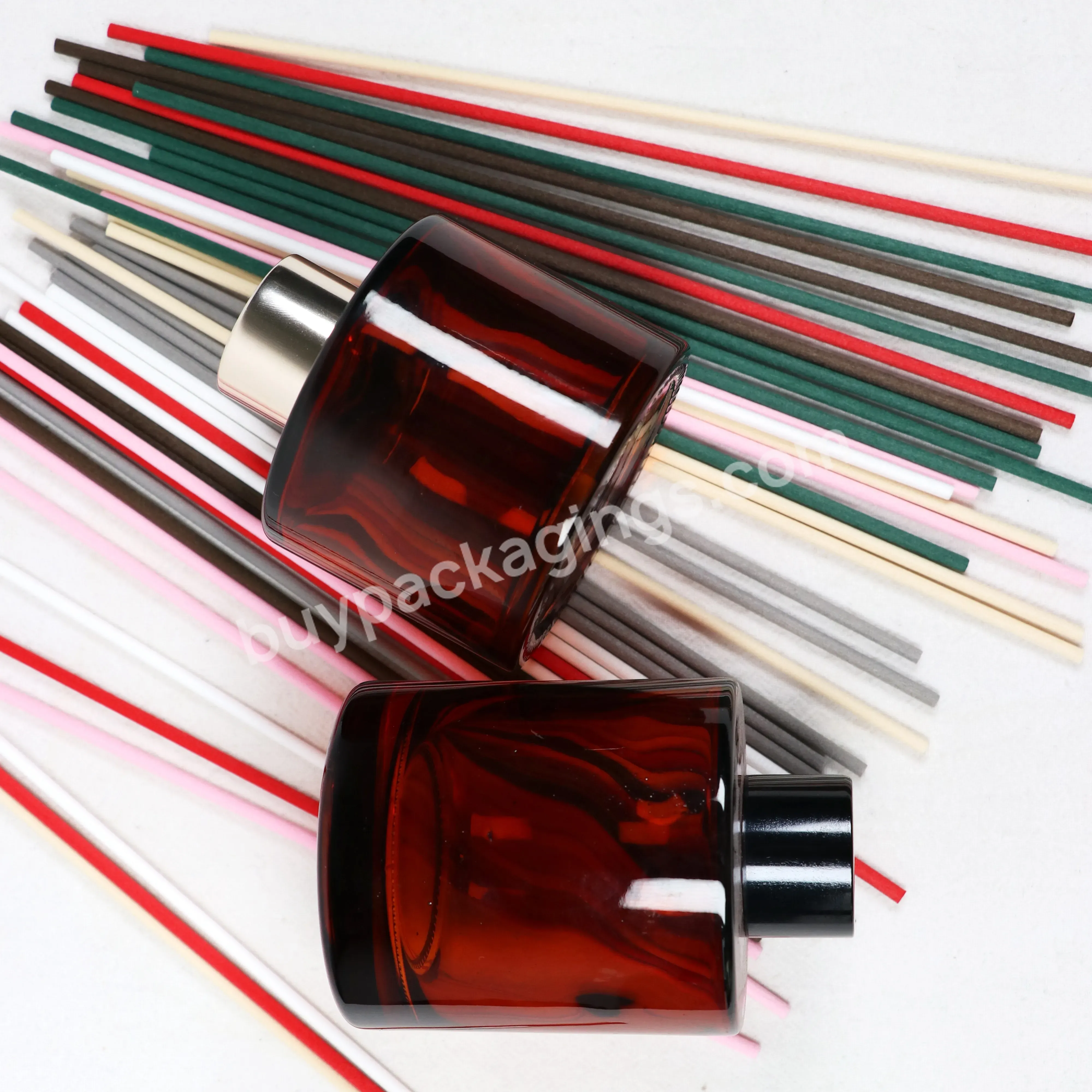 Wholesale 3mm 20cm Essential Oil Aroma Diffuser Sticks Black Reed Diffuser Fiber Sticks For Home Fragrance