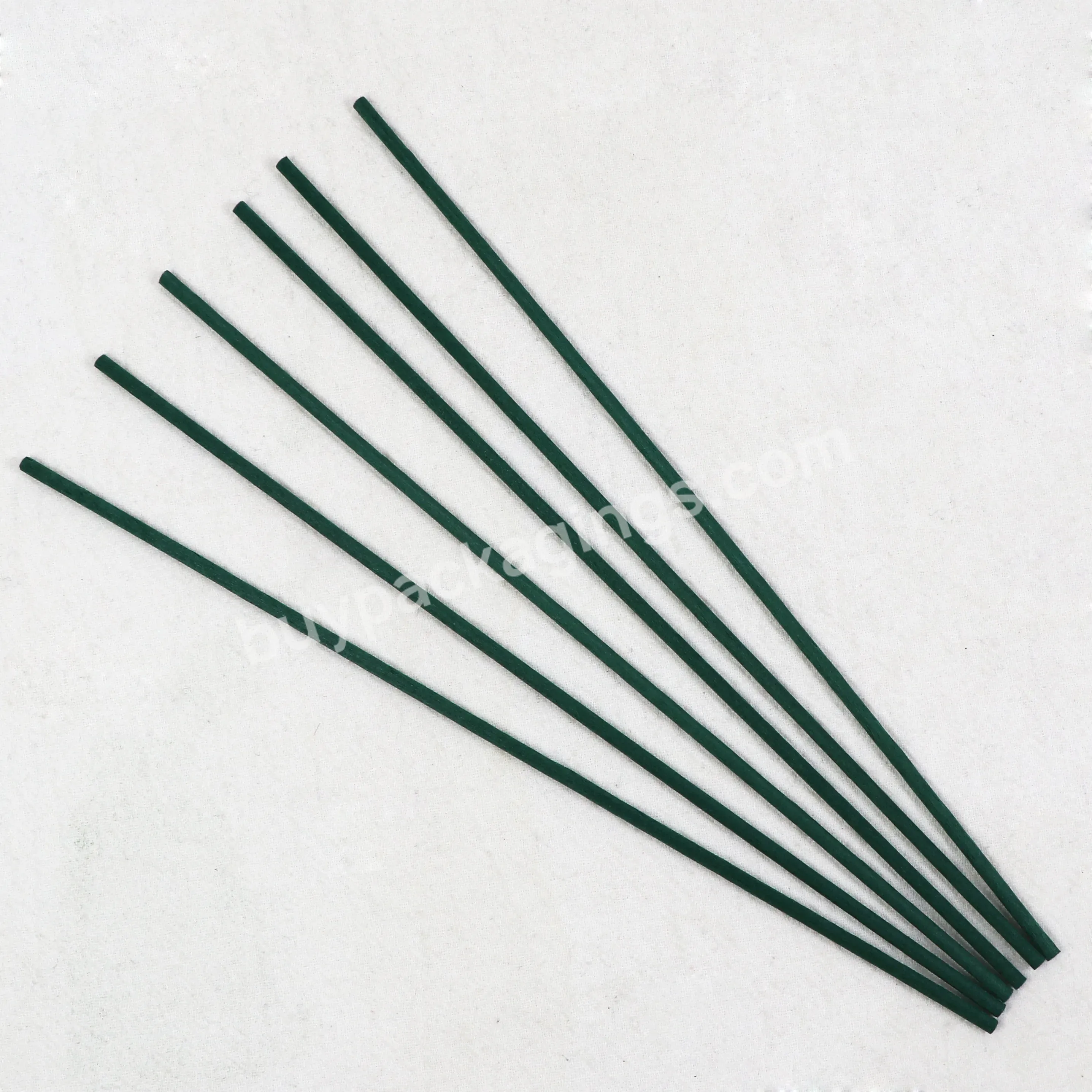 Wholesale 3mm 20cm Essential Oil Aroma Diffuser Sticks Black Reed Diffuser Fiber Sticks For Home Fragrance