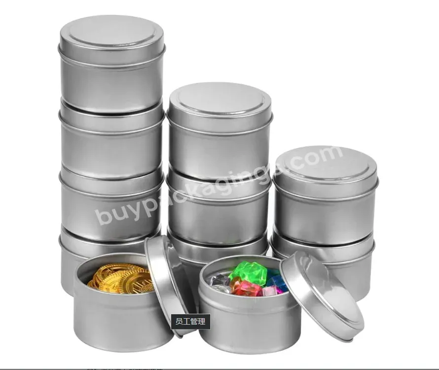 Wholesale 3oz Uv/ Silkscreen / Cmyk Design Candle Tin Can With Lid Tea Tin Packing And Collection Box For Jewelry