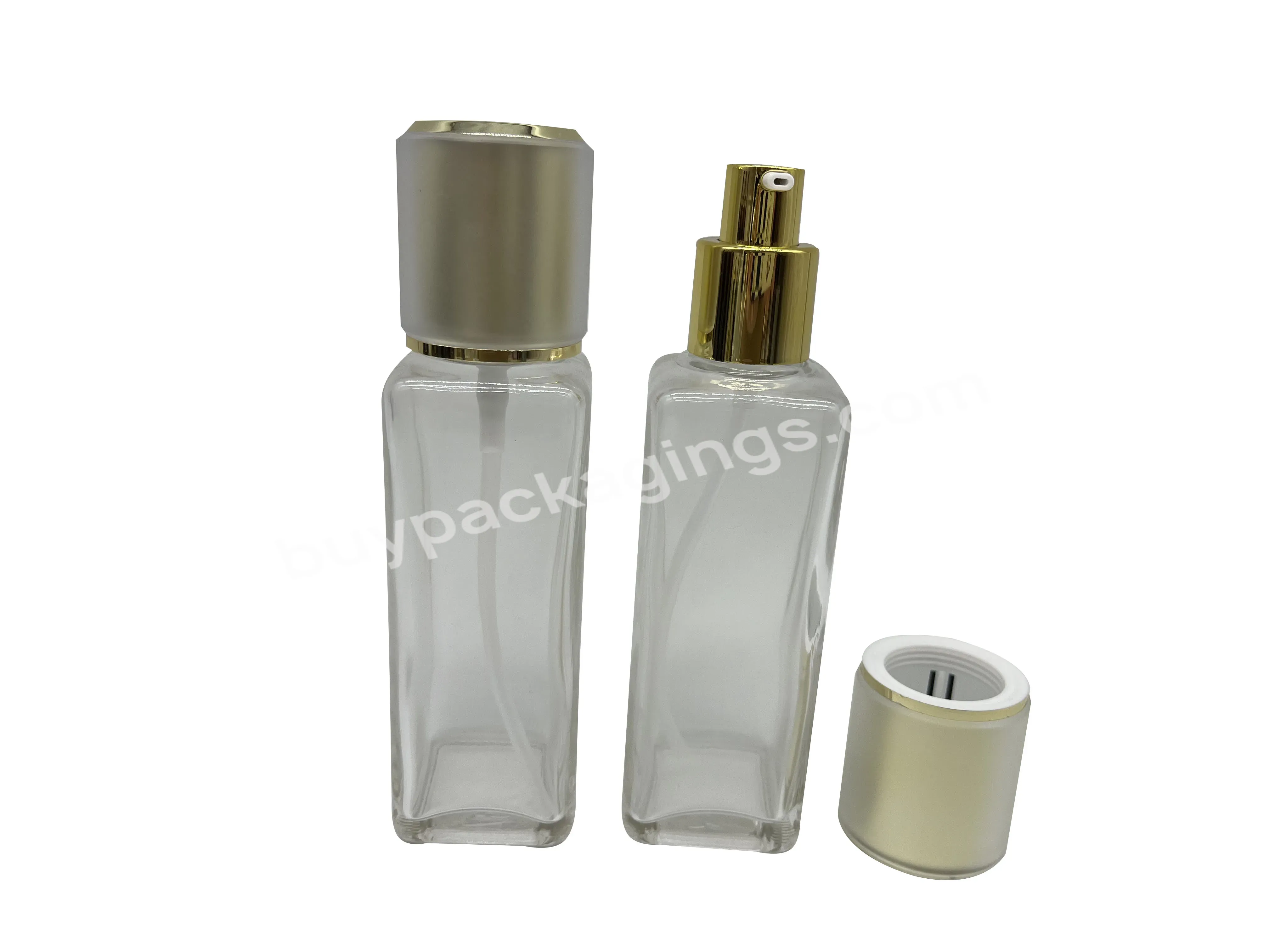 Wholesale 40ml 100ml Transparent Lotion Press Empty Bottle With Lotion Pump,Bottle Skin Care Set Face Cream Lotion Bottle