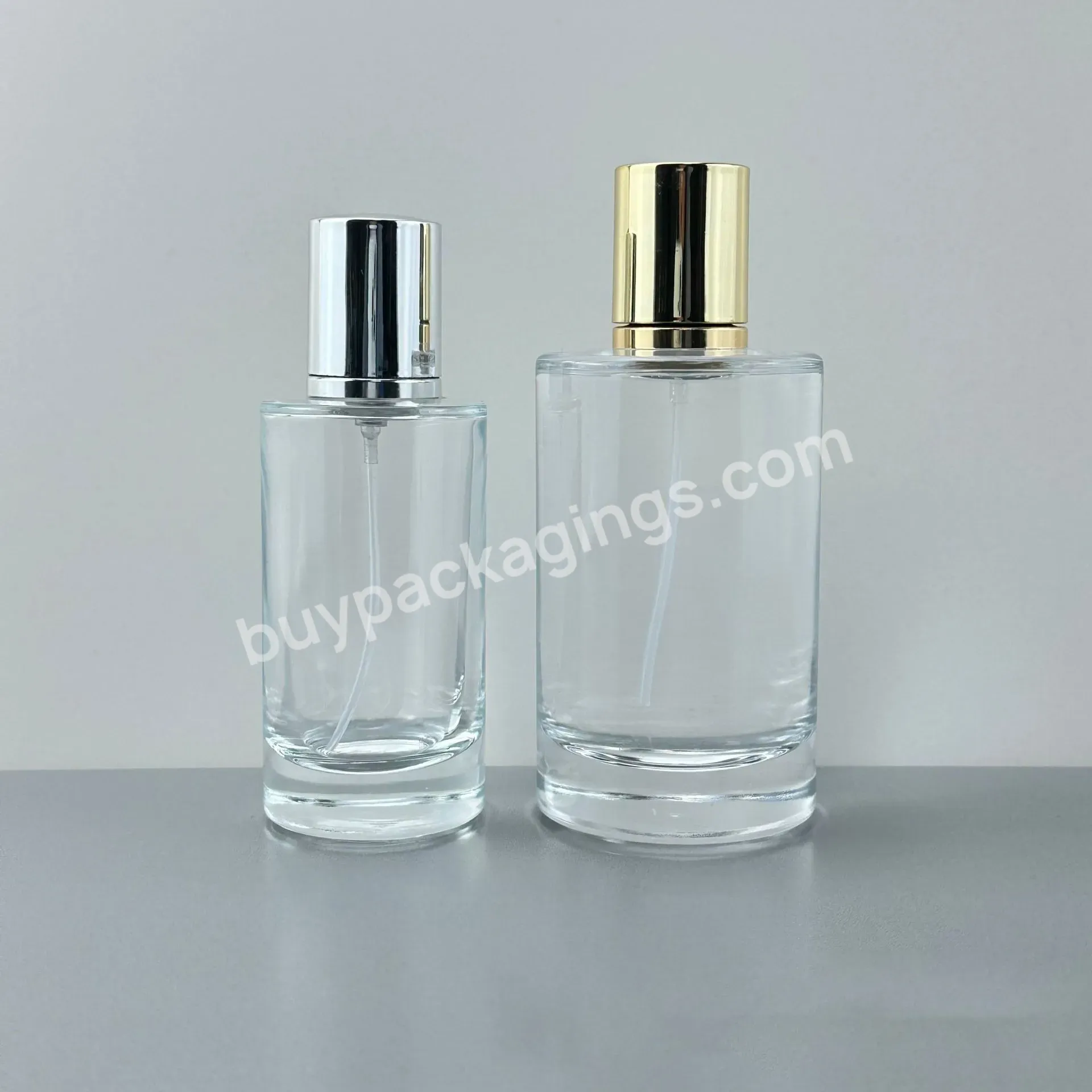 Wholesale 50ml 100ml Round Clear Glass Empty Perfume Bottle Perfume Atomizer Spray Bottle