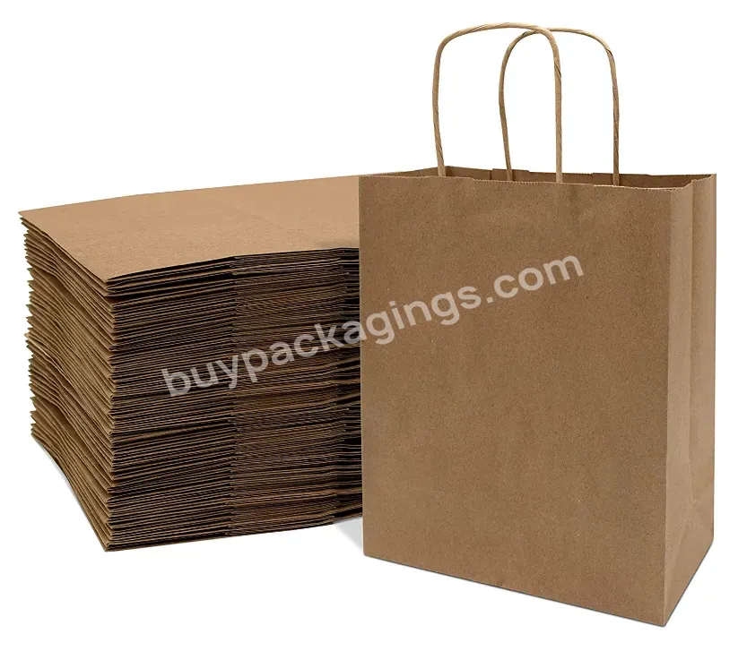 Wholesale 5.7''*3.25''*8'' Boutique Shopping Paper Bag With Twisted Handle