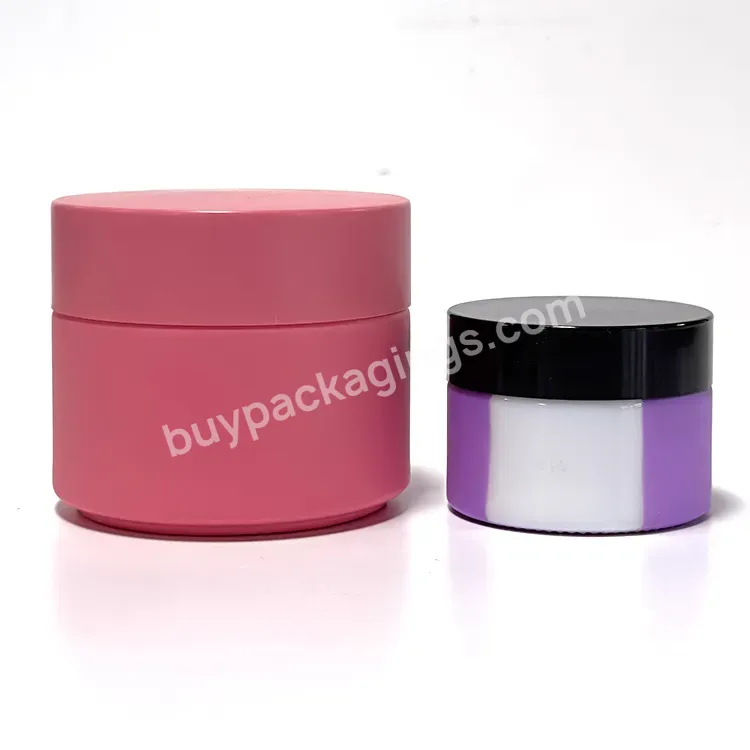 Wholesale 5g 15g 30g 50g 100g Cosmetic Skin Care Red White Glass Cream Jar Container For Body Butter Scrub