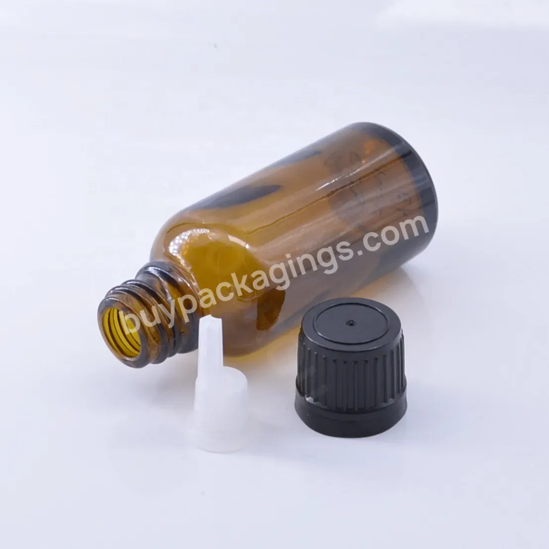 Wholesale 5ml 10ml 15ml 20ml 30ml 50ml 100ml Amber Cosmetic Glass Essential Oil Dropper Bottle