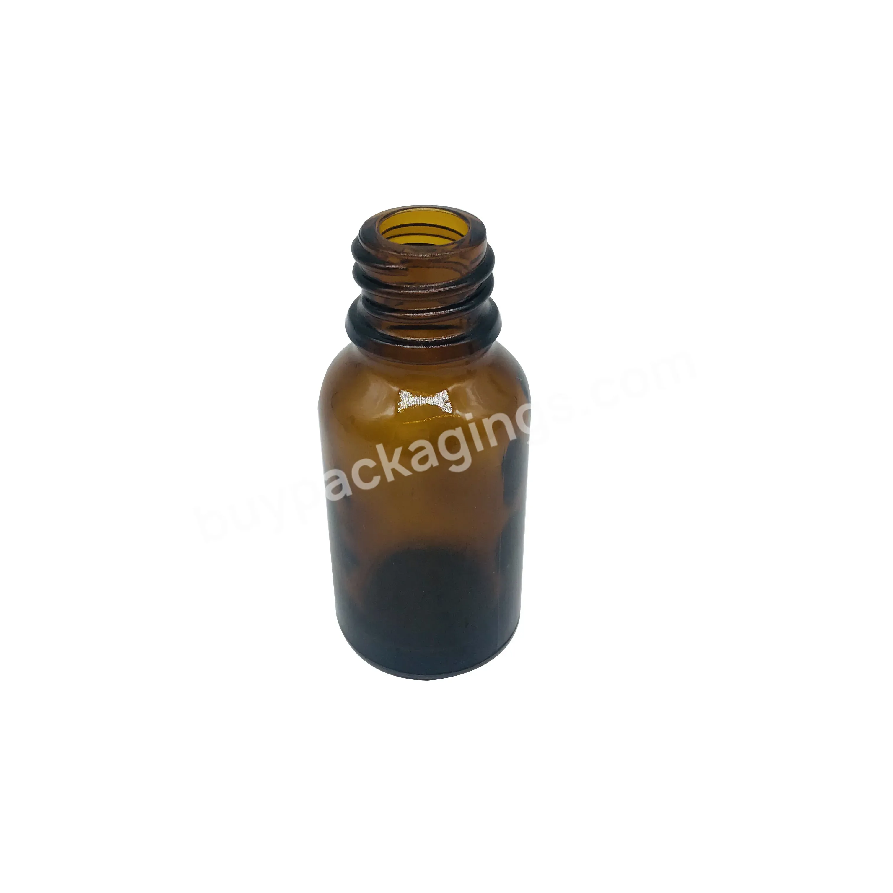 Wholesale 5ml 10ml 15ml 20ml 30ml 50ml 100ml Empty Amber Glass Molded Bottle For Cosmetic Packaging