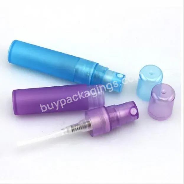 Wholesale 5ml Colorful Pen Shape Plastic Travel Portable Perfume Plastic Bottle Spray Bottles