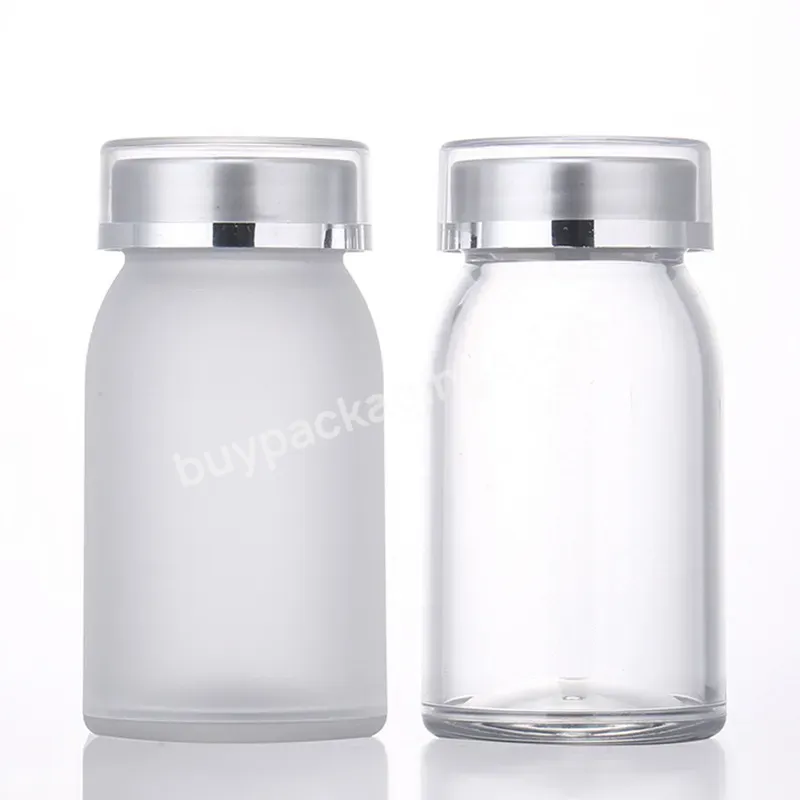 Wholesale 60cc Pet Plastic Bottle Pill Capsule Medicine Container Vitamin Pharmaceutical Empty Bottle