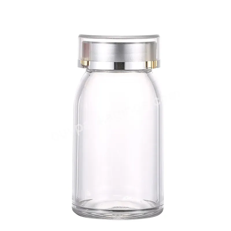 Wholesale 60cc Pet Plastic Bottle Pill Capsule Medicine Container Vitamin Pharmaceutical Empty Bottle