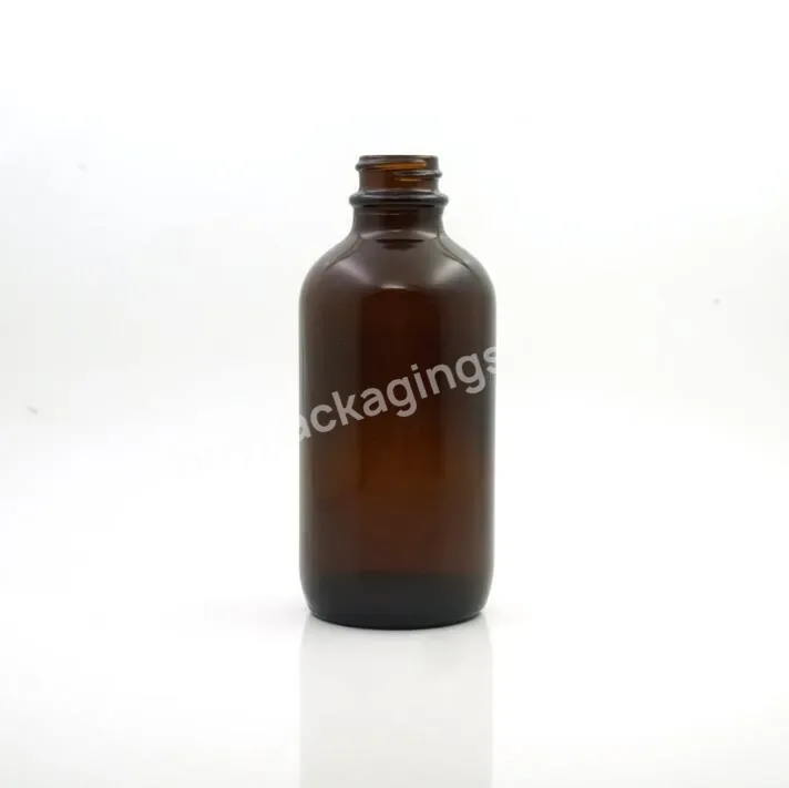 Wholesale 60ml 120ml 2 Oz 4 Oz Glass Dropper Bottle Round Boston Bottle