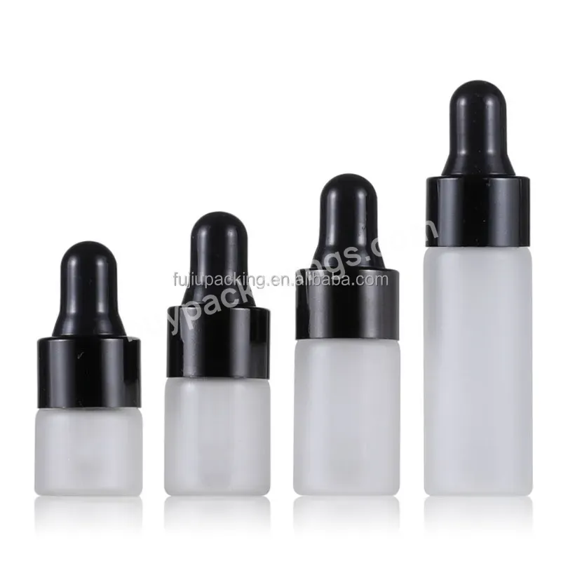 Wholesale Amber Glass Dropper Bottle 1ml 2ml 3ml 5ml 10ml Glass Bottle With Dropper For Serum Essential Oil Supplier