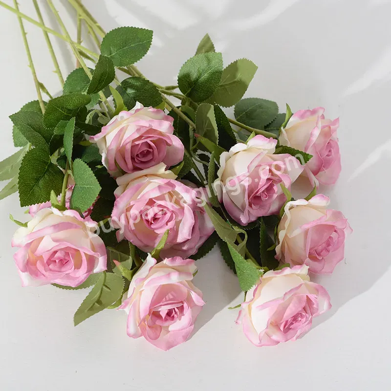 Wholesale Artificial Flowers Simulation Flowers Roses Silk Valentine's Day Wedding Decoration Hotel Home Decoration Flowers