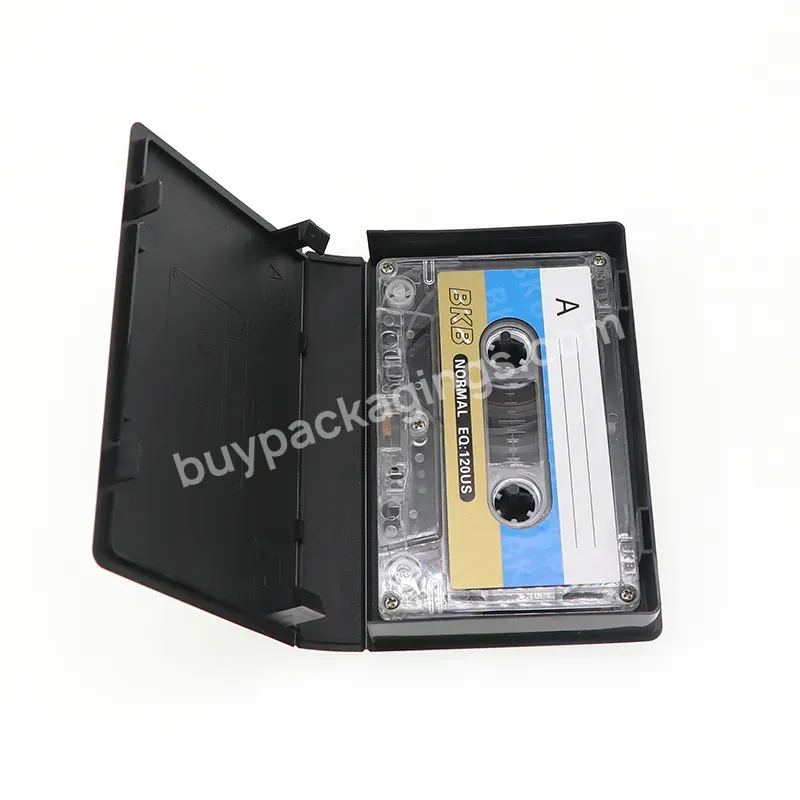 Wholesale Audio Empty Blank Cassette Duplicator Vhs Reproductor Case Cassette Tape Storage Box Audio Blank Cassette Case