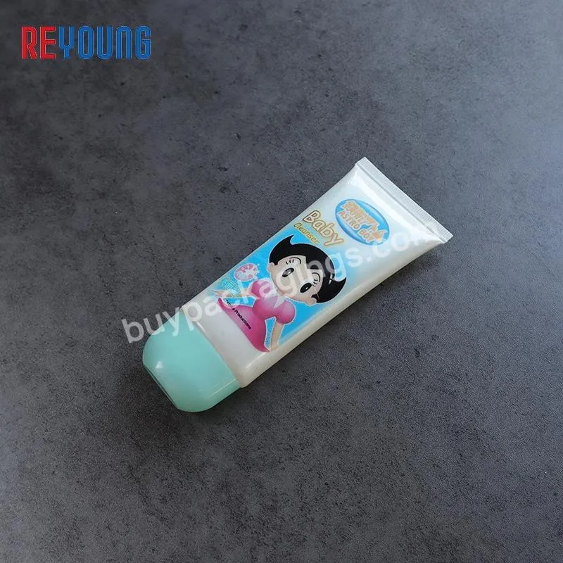 Wholesale Baby Cleanser Packaging Soft Tube Facial Wash Labeling Tube With Screw Cap