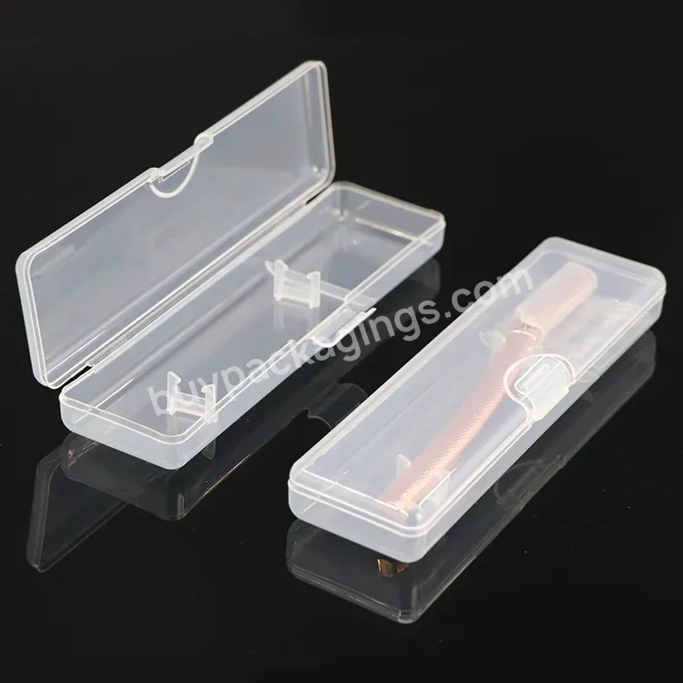 Wholesale Beauty Original Factory Supply Clear Plastic Boxes Eyebrow Grooming Kit Case Storage Plastic Packing Box