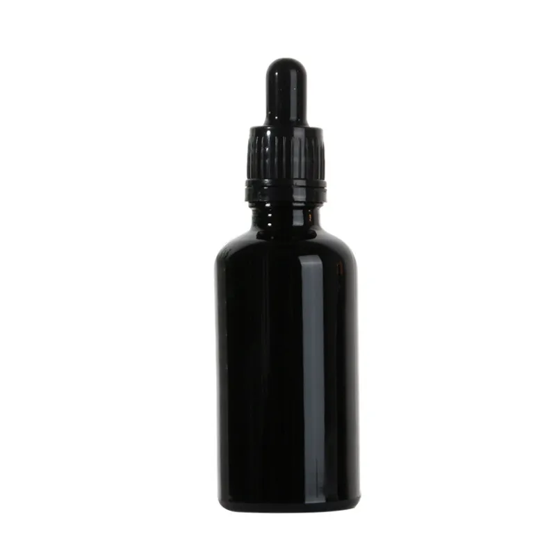 Wholesale Best Quality 10ml 20ml 30ml Black Color Various Cover Glass Material Essential Oil Bottle