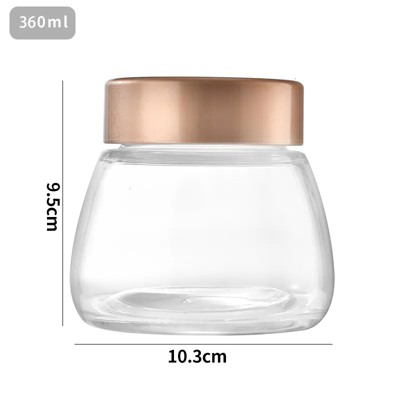 Wholesale Big Belly Honey Bottle Jam Household Kitchen Multi Specification Glass Bottle Glass Jar