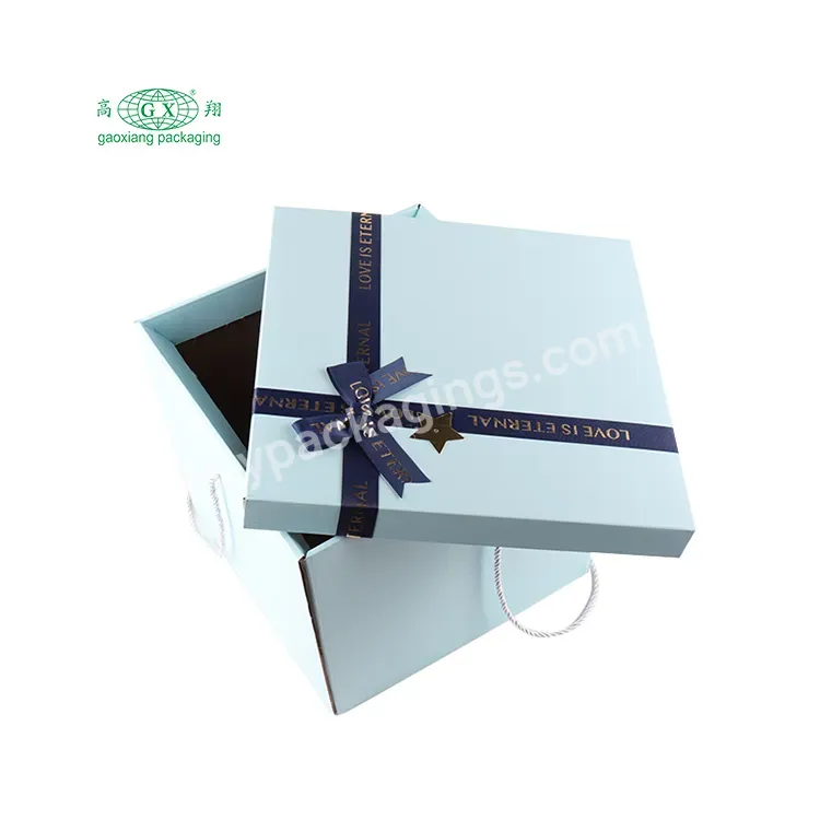 Wholesale Birthday Surprise Box Foldable Cardboard Paper Gift Box Rose Flower Packaging