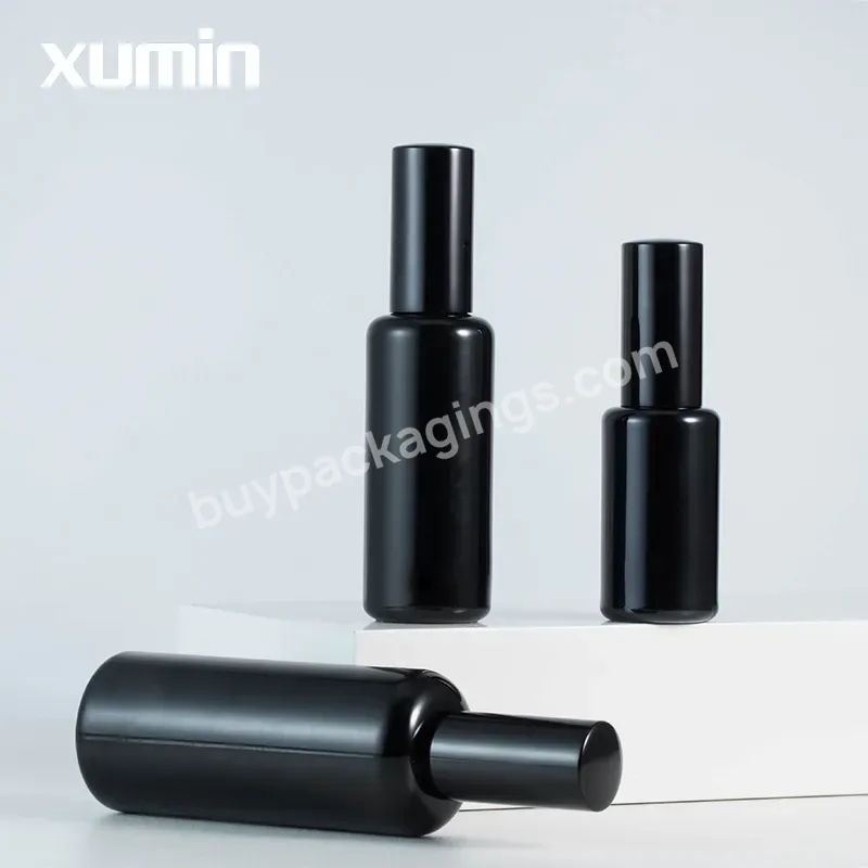 Wholesale Black Glass Bottle Room Spray 30ml 50ml 100ml Black Glass Spray Bottles Mist Travel Toner Glass Spray Bottle