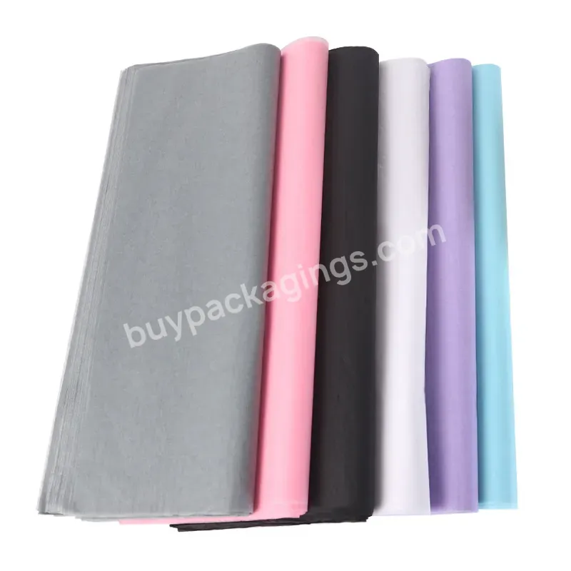 Wholesale Black Logo Custom Tissue Paper Wrapping Paper