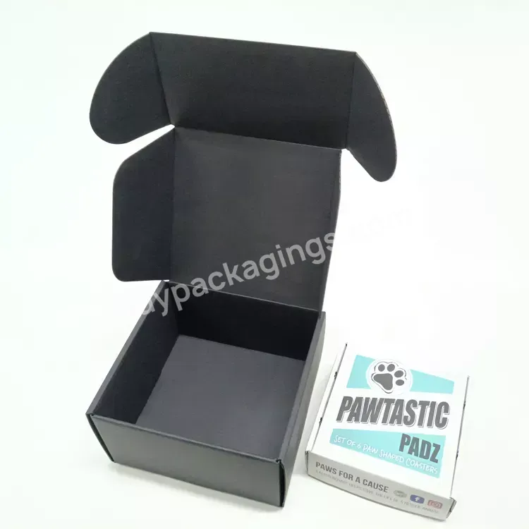 Wholesale Black White Cheap Custom Logo Cardboard Paper Folding Gift Box For Packaging