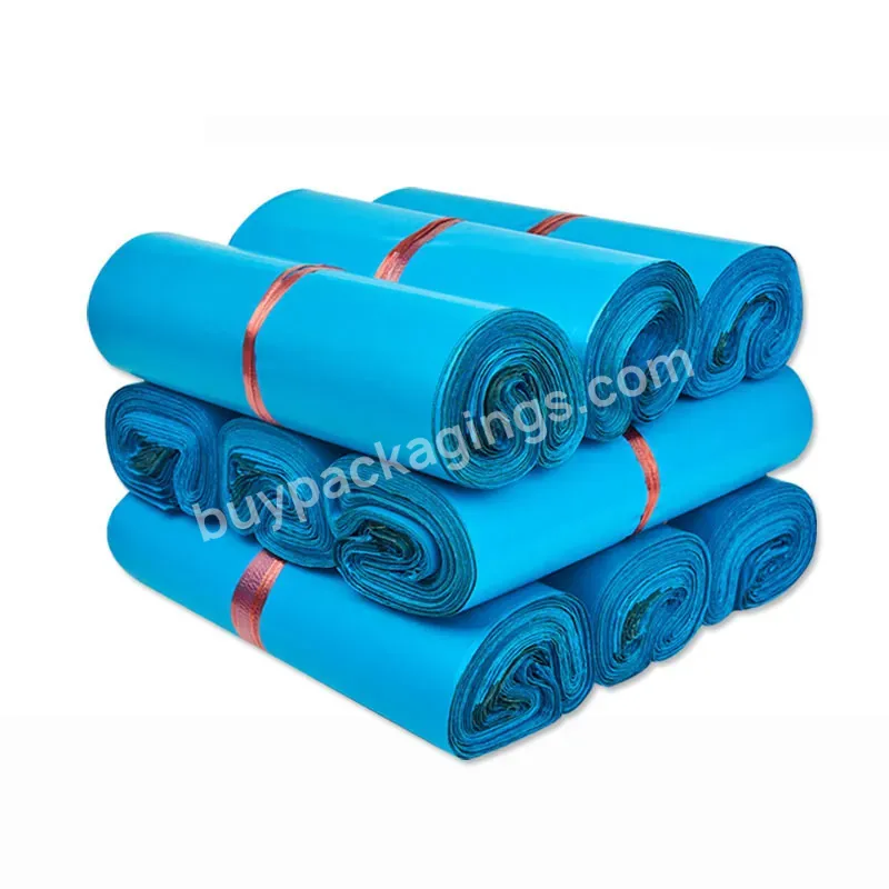 Wholesale Blue Envelopes Strong Glue Self Sealing Durable Waterproof Poly Shipping Packaging Bag