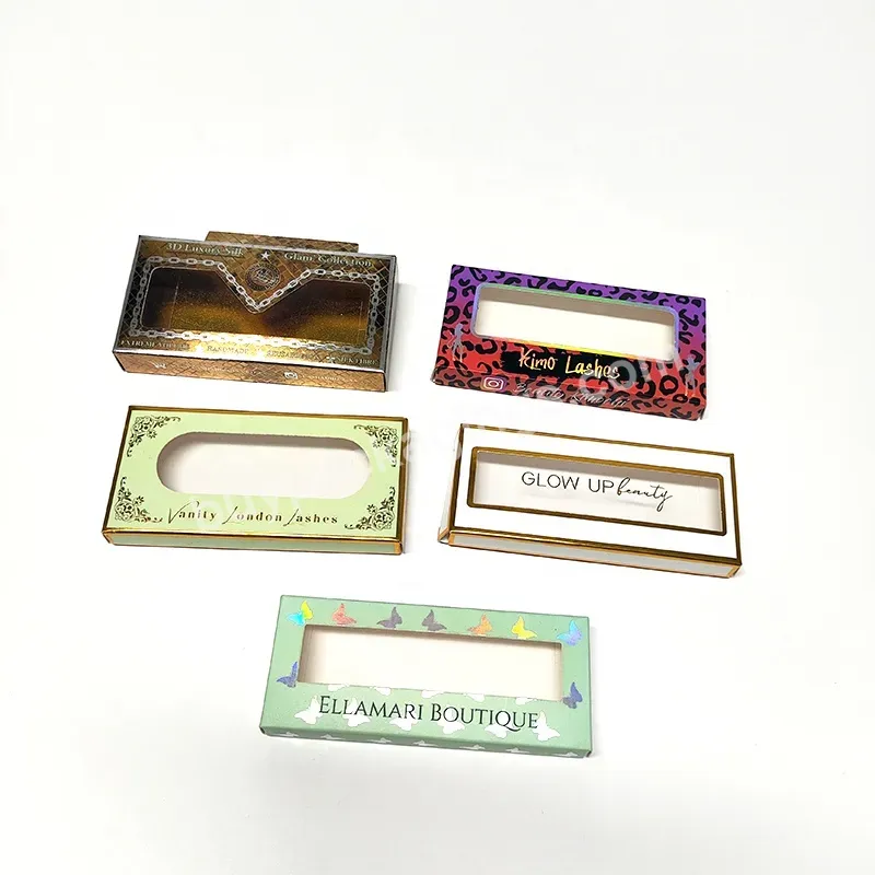 Wholesale Box Customized Logo Printing Beauty False Eyelash Packaging Boxes