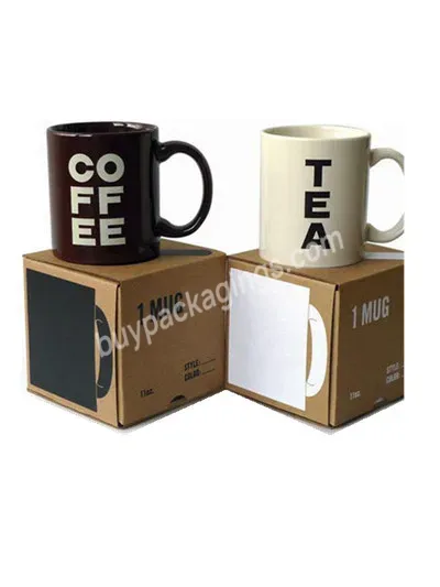 Wholesale Brown Blank Kraft Paper Cardboard Insert Shipping Packaging Boxes For Cups