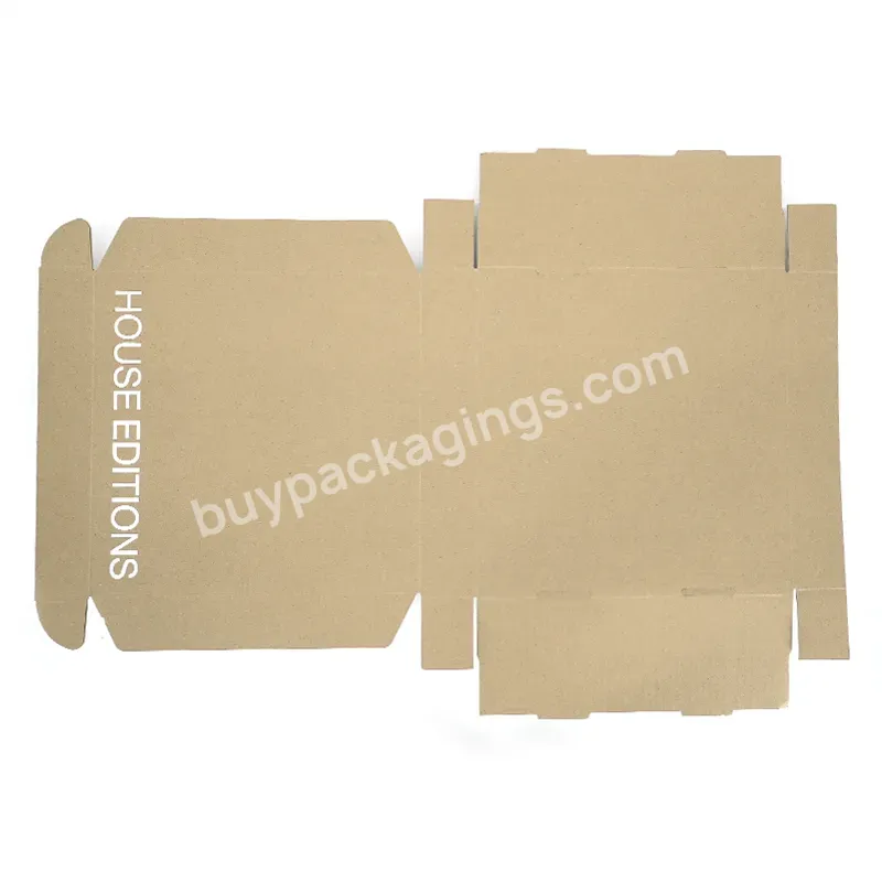 Wholesale Brown Double Printed Carton Box Packaging Kraft Paper Shipping Corrugated Mailer Box For Online Business Store