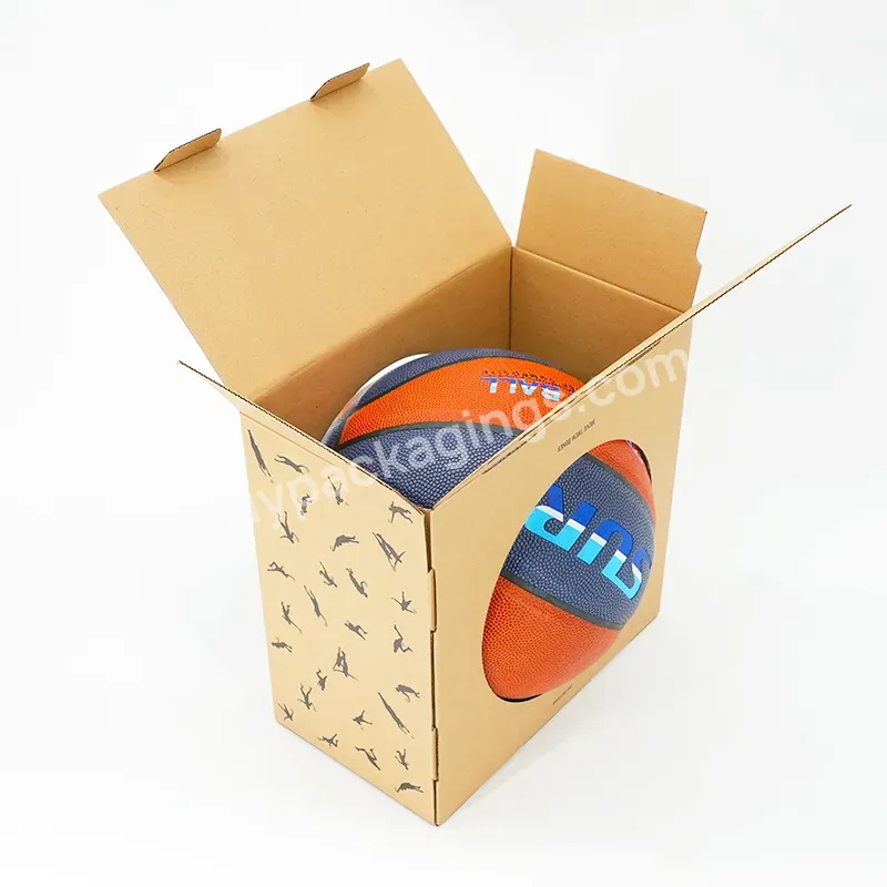 Wholesale Brown Kraft Corrugated Paper Boxes Custom Small Baseball Shipping Cardboard Box Recycled Packaging
