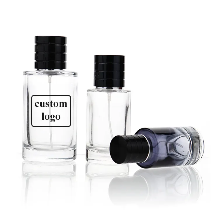 Wholesale can be customized 50ML spray perfume bottle glass bottle luxury small and exquisite