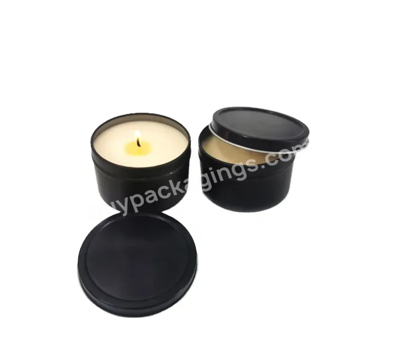 Wholesale Candle Tins 8oz Seamless Candle Tins With Lid Silver Gold Black Rose Gold In Bulk Stock Ready To Ship