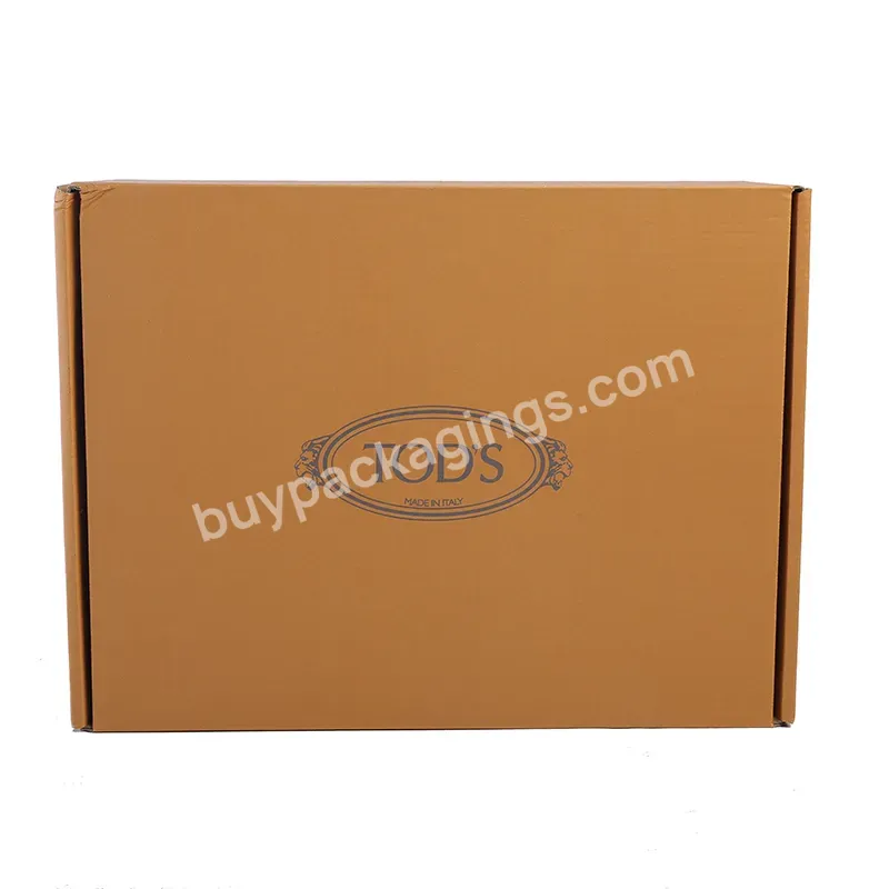 Wholesale Cardboard Paper Mailing Apparel Box Custom Logo Printed Corrugated Kraft Brown Shipping Packaging Box