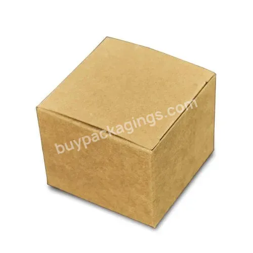 Wholesale Cheap Custom Logo Corrugated Blank Kraft Cardboard Paper Box For Packaging